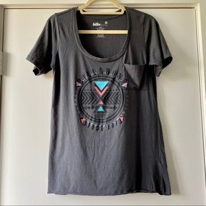Billabong Graphic Gray Pocket Tee